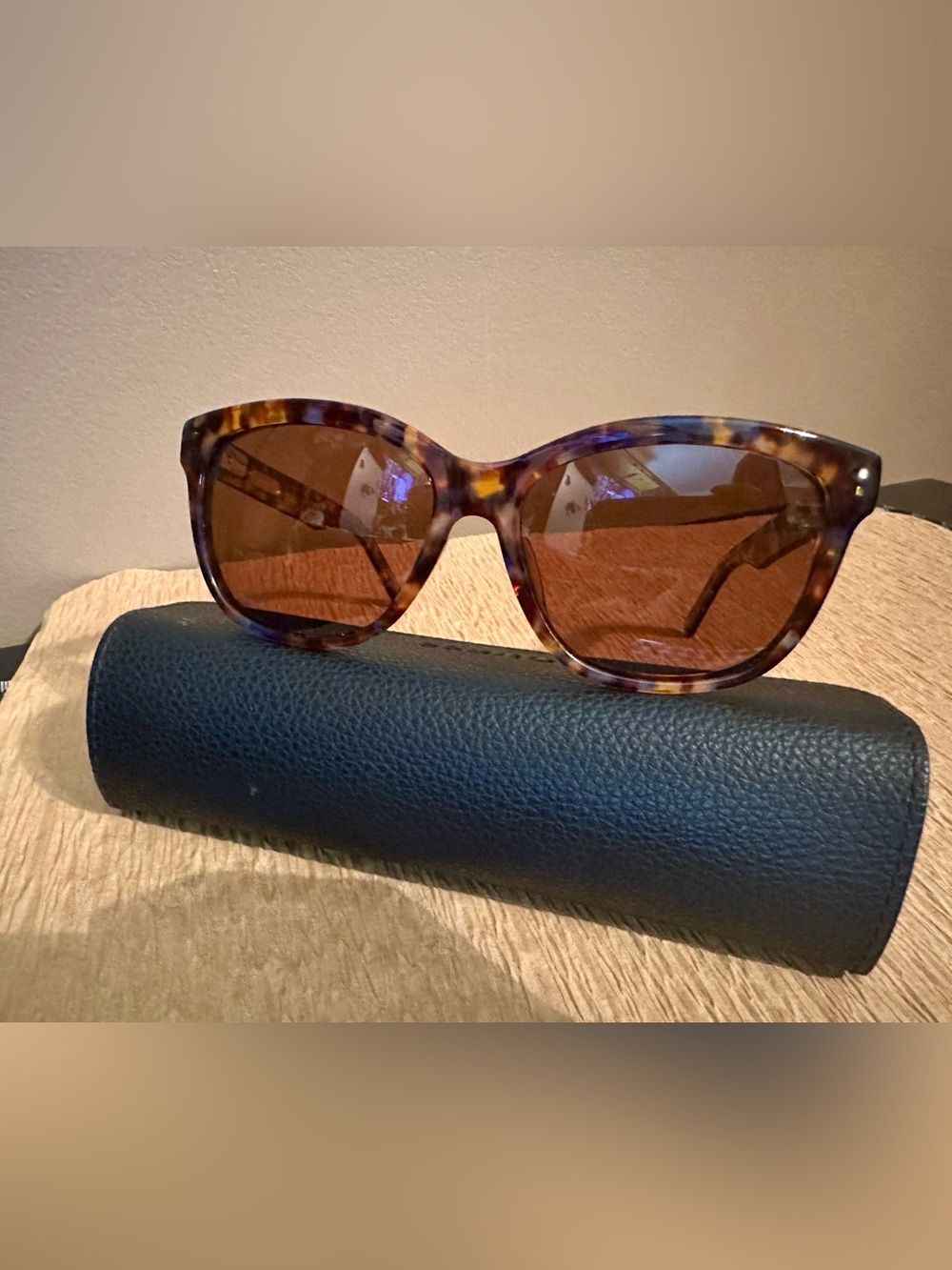 Ernest Hemingway Tortoiseshell Women's Sunglasses - Brown Lenses